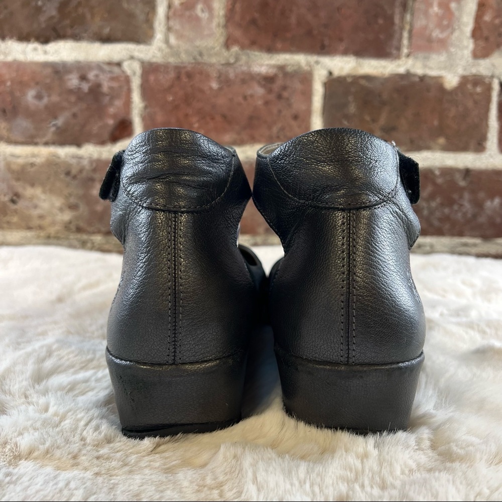 Fly London Gray & Black Wedge Slip-On Shoes Sz 39/9 - Picture 5 of 12